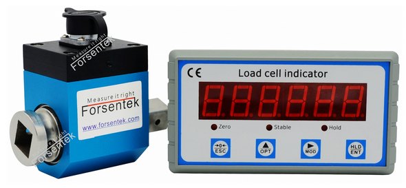 Square drive rotary torque sensor measure torque