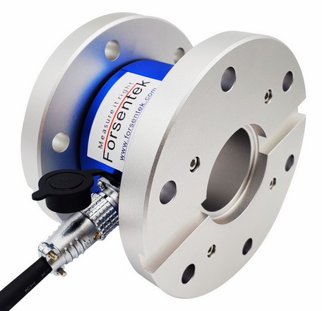 中空穴フランジトルクセンサー|非回転型フランジ式トルクセンサ