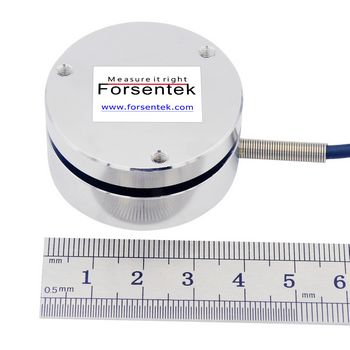 法兰式压力传感器 0-1000kg 压缩型荷重元压力测量