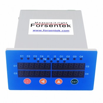 4-channel load cell indicator|Panel mount display