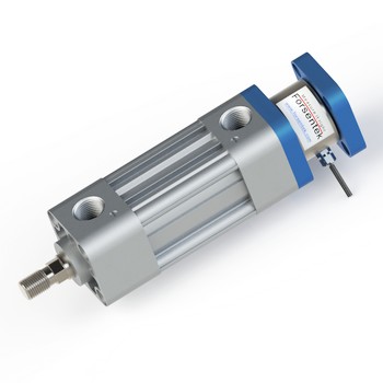 Pneumatic cylinder thrust measurement